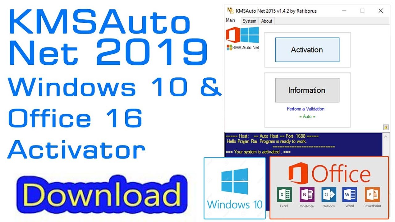 Kmsauto net 2016 - windows 10 & office 2016 activator.rar